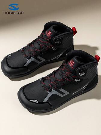 HOBIBEAR Men's Low-Top Barefoot Wide Toe Shoes, Comfortable Breathable Sneakers With Soft Soles And Laces