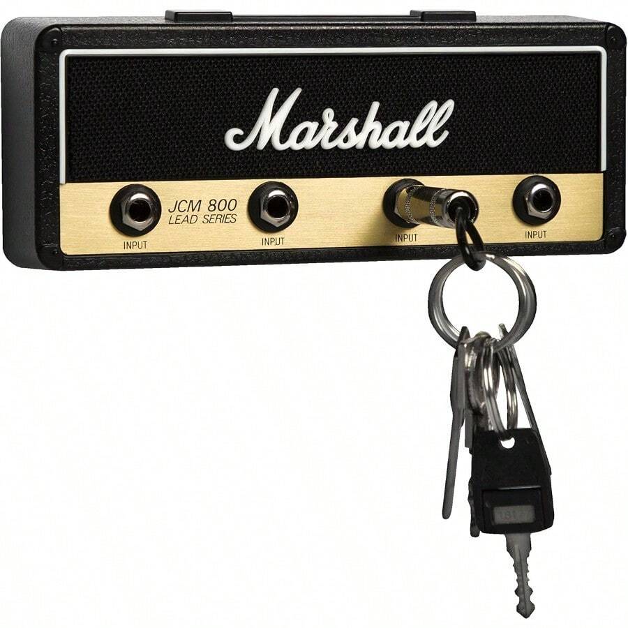 SLAW Pluginz - Marshall - Standard Jack Rack - JCM800 Ver.2.0 With 4 Guitar Plug Keychains - 金白黑 - 查看 1