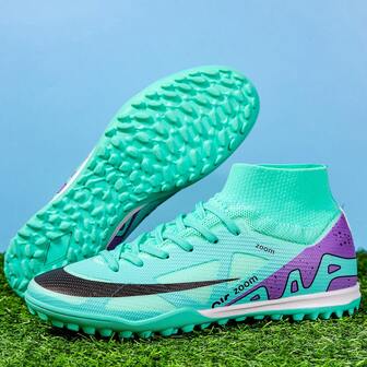 Fotbollsskor för kvinnor, halkfria utomhussportskor, fitnessskor lämpliga för fitnessträning och sport