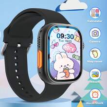 2026 New Children's Smart Watch, Multiple Sports Modes, Step Counting And Tracking Sports Data, With Wireless Calling Function, SMS Reminders, Music Playback And Custom Wallpapers, Silicone Strap, Suitable For Children's Watches - 彩色 - 查看 10