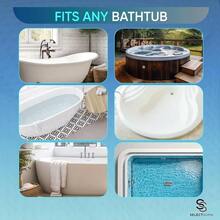 Almohadas de baño para soporte de cuello y espalda de bañera - Almohada de baño para bañera - Almohada de baño para reposacabezas - Almohada de spa para bañera y jacuzzi - Accesorios de bañera para mujeres - Cojín de baño para adultos - Gris - Ver 7