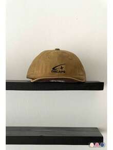 1顶软顶平沿复古男女通用可折叠帽檐撞色棒球帽，四季皆宜工装短帽檐字母刺绣按扣帽，复古滑板嬉皮风 - OSCAPS拼色棒球帽 - 查看 16