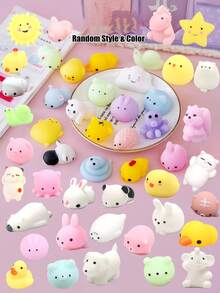1/4/5个闪光水晶墨西哥钝口螈，柔软缓慢回弹，粘性减压玩具，Taba Squishy，旅行便携式指尖挤压玩具，Squisy，适合所有年龄段自闭症儿童，理想的节日礼物，可爱小玩意，生日礼物，复活节礼物，万圣节礼物，圣诞礼物，圣诞袜填充物，指尖玩具，儿童派对礼物，蓝色适合男孩，粉色适合女孩，儿童游戏，儿童玩具，男孩游戏，女孩游戏，儿童游戏。 - 彩色 - 查看 8