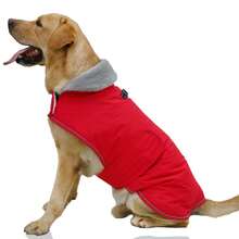 Winter Dog Coat With Hook And Loop Fasteners, Windproof Snow Jacket, Reflective Cold Weather Pet Vest For Small, Medium, And Large Dogs - Black - View 10