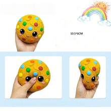 1PC Squishies Cake Snacks Slow Rising Squishes Toy For Kids Soft Cooky Sandwich Scented Stress Relief Realistic Food Cute Squeeze Squeeze Toy - Multicolor - View 22