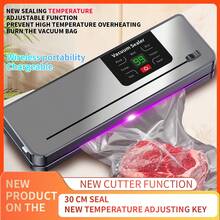 10 أكياس متضمنة جهاز ختم تفريغ الهواء متعدد الوظائف، للحفاظ على الأطعمة الجافة والرطبة، نظام ختم سريع وصغير الحجم للوجبات الخفيفة، جهاز تفريغ هواء قوي مثالي لتخزين الأطعمة الطازجة، جهاز ختم تفريغ الهواء، نظام الختم - فضي - مشاهدة 3