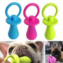 Pet Pacifier Dog Toy Interactive Pacifier Pet Dog Cat Puppy Elastic Grinding Toy Teeth Cleaning Toy - Multicolor - View 11