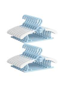 16pcs Adjustable Baby Clothes Hangers, Space-Saving Baby Clothes Drying Rack, Nursery Wardrobe Storage Organizer, Essential For Newborns - Coat Hanger - View 1