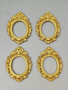 1件/套 复古INS风金色迷你雕像摆件冰箱贴,美甲饰品展示道具,3D立体雕塑贝多芬与大卫装饰 - 彩色 - 查看 15