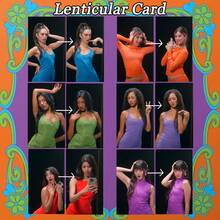 Katseye立体卡片，立体肖像卡片，二合一卡片，桌面展示卡，收藏卡，多功能收藏卡，可收纳于卡套中，精美礼品，生日礼物 - 彩色 - 查看 2