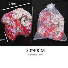 10个大号透明束口袋，适用于珠宝、礼品、节日、婚礼、生日、派对包装和收纳 - 無色 - 查看 4