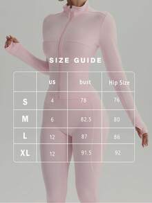 FWH 2pcs/Set Street Style Bodycon Outfit, Includes Zip-Front Jacket With Thumb Holes And High-Waisted Flare Pants, 4-Way Stretch, Slimming And Lifting, Confidence-Boosting Women's Set - Multicolor - View 4