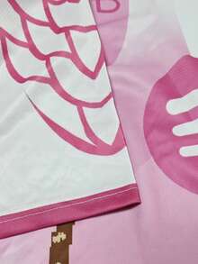 Customized Barcelona Cartoon Reindeer Design Men's Football Jersey/Shirt, Comfortable Round Neck Sports Sweatshirt, Suitable For Football Training, Casual Wear, And Gift - Baby Pink - View 8