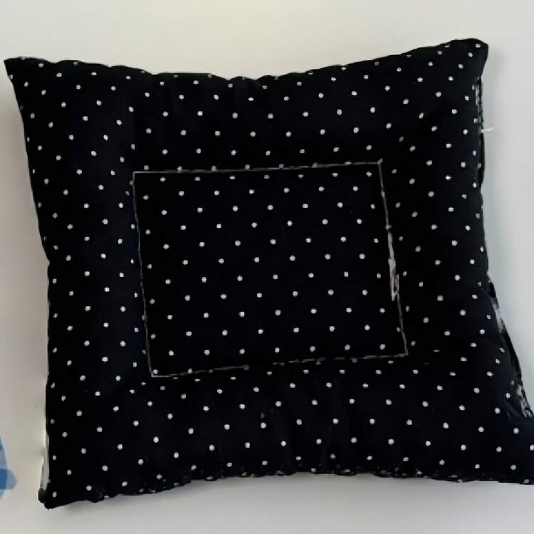 1pc Cotton Padded Square Cute Plaid Polka Dot Heat Insulation Cup Mat, High Quality Dining Table Decor Coaster - Multicolor - View 8