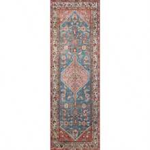 XCVB Loloi II - Colección Layla Tapete Decorativo 114cm x 69cm Color Marino/Arcilla Alfombra Estilo Vintage - 39x23Rectangular - Ver 5