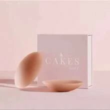 Cakes-Circle Body Grippy Not Sticky Seamless Covers, ReusableSelf Adhesive Silicone Pasties, NonAdhesive Nipple Covers For Women - Caramel - View 6