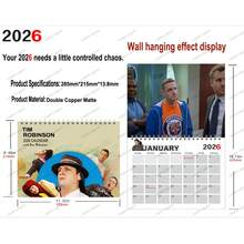Christmas Gift With Tim Robinson Wall Calendar 2026 - Single Piece - View 3