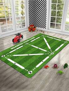 1pc Football Training Mat, Non-Slip, Noise Reduction, Home Use, Carpet Training Mat, Lawn Series Mat - Multicolor - View 12