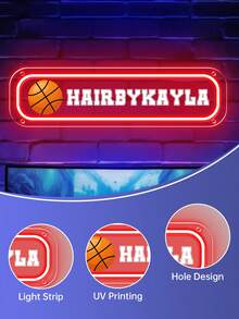 Personalized Gamer Tag Neon Light, Custom Name Neon Sign, Custom Game Logo, Personalized Neon Light, Gamer LED Lamp, Game Wall Decor, Live Streaming Illuminated Sign, Customized Gift - Perfect For Room Decor, Bedroom Decor, Gaming Room Decor, Men's Exclusive Space Gift, Birthday Gift! - Game UV - View 11