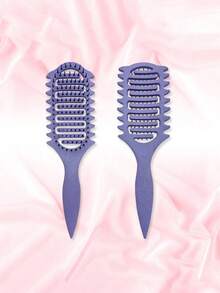 New Upgraded Curling Hair Brush, Featuring Special Bristle Design Specifically For Curly Hair, Suitable For Both Men And Women, Easily Create Curly Hairstyles, Reduces Pulling And Hair Separation, An Essential Hairdressing Tool, Comb, Hair Care Product And Accessory For Salons, Beauty Parlors And Travels. - Multicolor - View 15