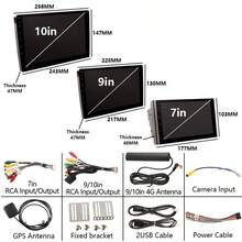 2G 32G Car Play Android Radio Multimedia 7 9 10 Inch CarPlay Android Auto 2 Din Radio Stereo Receiver Player 2DIN GPS 4 Core - IPS - View 2