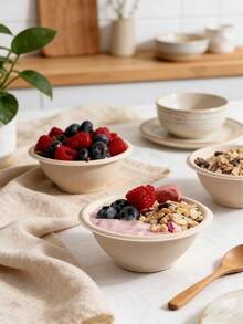 12oz Paper Bowls, Thick & Heat-Resistant Disposable Bowls, Suitable For Salad, Soup, Ice Cream, Parties And Restaurants - Multicolor - View 1