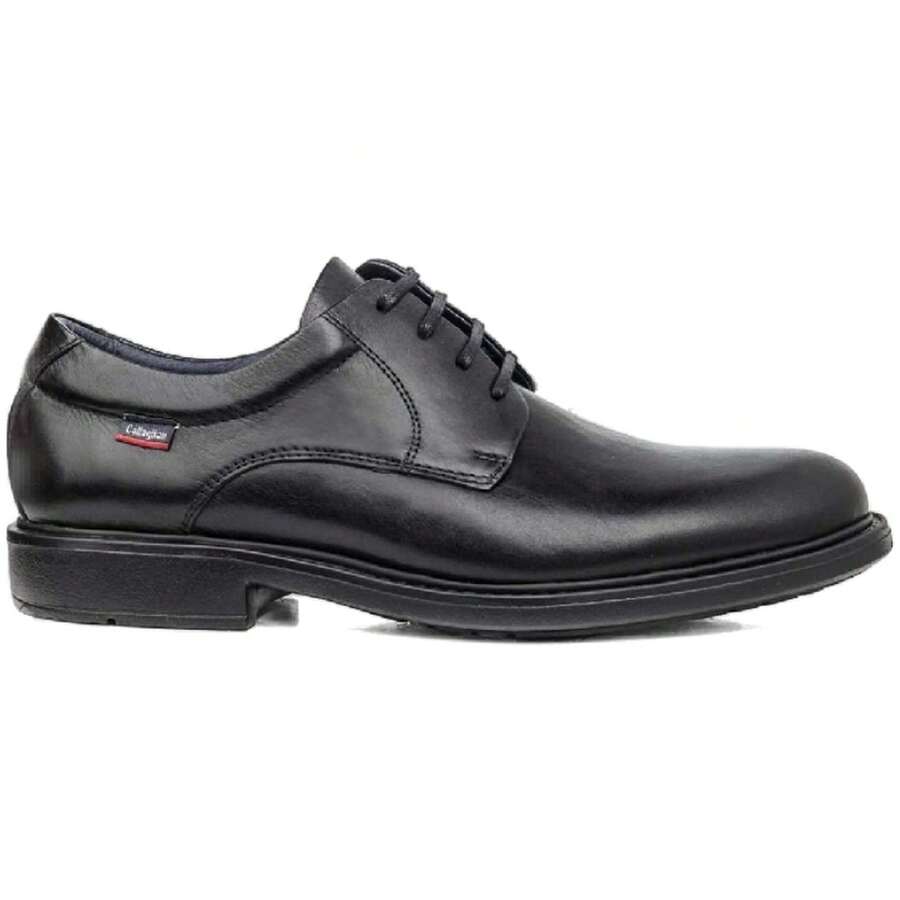 Callaghan Men Uniform Dress Shoes - Black - View 1