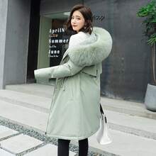 Women Outdoor Winter Coats - Bean Green - View 4
