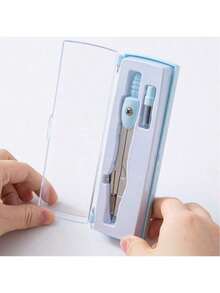 Esta brújula de metal con mango de tornillo es fácil de usar, y el repuesto también es sencillo de reemplazar. Se puede utilizar para dibujar círculos o arcos, así como para medir longitudes. Es un suministro de oficina esencial para los estudiantes durante la temporada de regreso a clases de primavera. - Unitalla - Ver 5