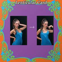 Katseye立体卡片，立体肖像卡片，二合一卡片，桌面展示卡，收藏卡，多功能收藏卡，可收纳于卡套中，精美礼品，生日礼物 - 彩色 - 查看 13