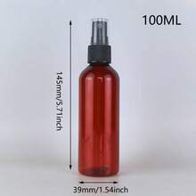 30ML/50ML/100ML Empty Amber Plastic Portable Spray Bottle Sprayer Essential Oil Container Light Resistant Mini Spray Perfume Bottle - Multicolor - View 9