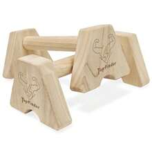 Calisthenics Bars Push Up Bar Handstand Blocks Parallel Bars For Calisteniamadera L Sit Bars Gymnastics Equipment - Wood - View 5