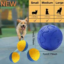 Interactive Smart Dog Toy With Automatic Moving, Bouncing And Rotating Functions, Made Of E-TPU Material, Designed For Medium And Large Dogs, Energetic Rolling Ball Toy Brings Endless Fun And Exercise - Multicolor - View 2