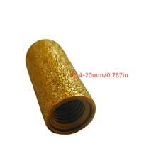 M10/14金刚石钎焊树脂结合剂砂轮修整器，适用于石英石抛光 - 金色 - 查看 7