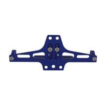 KINGMOTO Porta placas de aluminio CNC para motocicleta universal - Azul - Ver 2