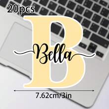 100/50/20/10/1 Pc Customized Name Personalized Stickers - Cartoon Font - Colorful And Variegated Personalized Laptop Stickers, Water Bottle Name Stickers - Suitable For Holiday Gifts, Daily Decorations, Notebook Stickers