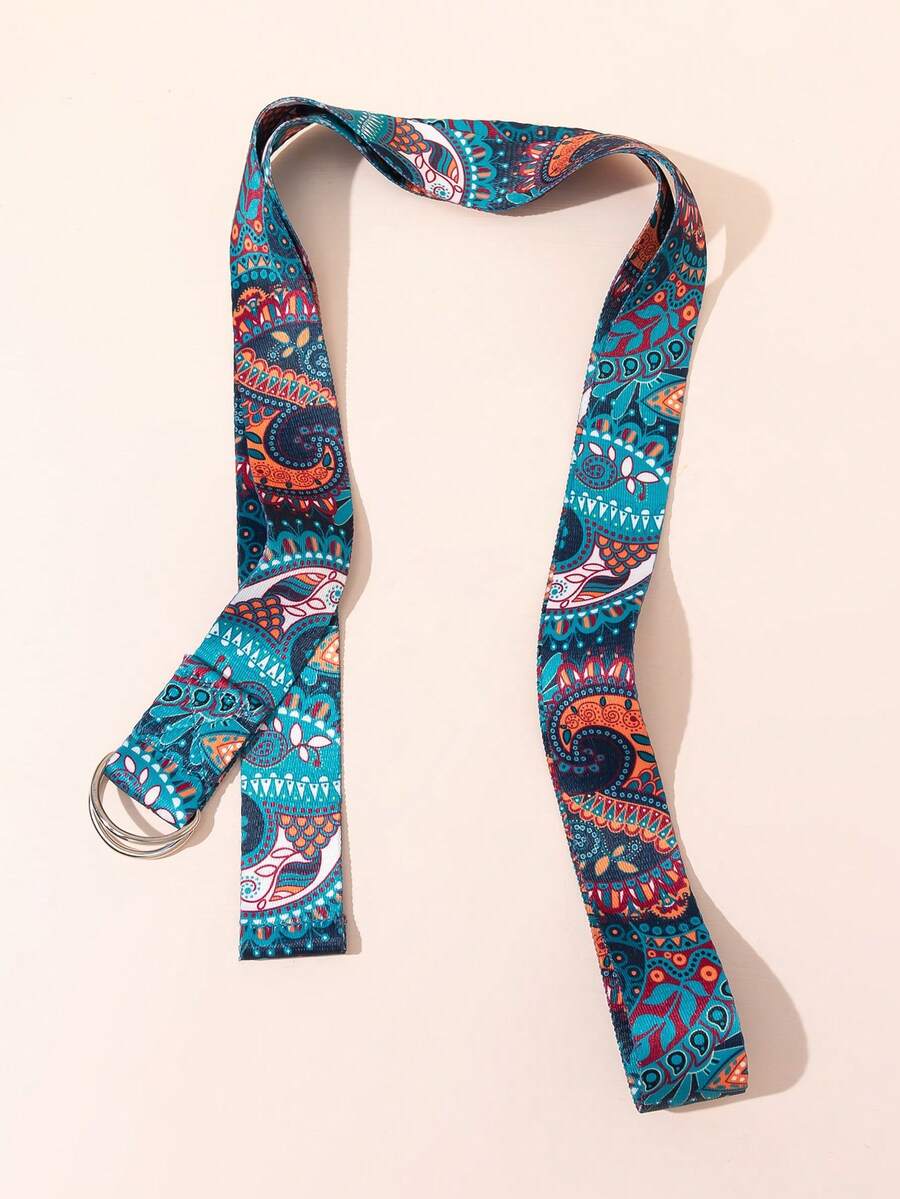 Bohemian Yoga Strap - Durable Stretching Band For Yoga/Pilates