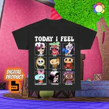 Dandy's World Png, Dandy's Toons Funny Design, Cute Dandys World Png, Pebble, Vee, Shelly Png, Dandy's World Birthday Gifts For Kids - 黑色 - 查看 6