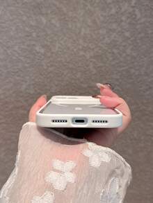 简约亚克力白色边框透明磁吸手机壳，兼容 17 Pro Max/17 Pro/17 Air/17/16 Pro Max/16/16 Pro/16 Plus/11/15/15 Pro/15 Pro Max/12/13/14 Pro Max/12 Pro/12 Pro Max/13 Pro/13 Pro Max/14 Pro/14 Pro Max/14 Plus，防黄变硬壳 - 白色-升磁吸級版 - 查看 8