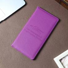 1 pieza Bolsa de camioneta de PU de alta gama y sencilla, suave y resistente al desgaste, pequeña bolsa de almacenamiento para tarjetas de identificación y tarjetas bancarias, bolsa versátil de almacenamiento de tarjetas para ir y venir, bolso de mano. Bolso de embrague para mujer y hombre, billetera pequeña, billetera de tarjetas, artículo esencial de viaje, portador de insignia, portador de tarjeta de identificación, portador de identificación - Multicolor - Ver 8