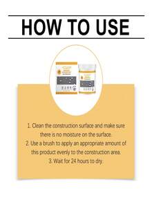 透明防水胶水，用于修补瓷砖、屋顶等表面的细小裂缝。本产品旨在保持防水性能的同时，不改变外观。使用方法：1. 清洁表面并确保其干燥。2. 用刷子均匀涂抹适量本产品。3. 静置24小时待其干燥。干燥后，本产品可保持长期防水性能，且不影响表面纹理。 - 彩色 - 查看 7