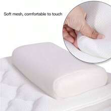 Yinhing Almohada de baño de Cuerpo Completo para Tina con Soporte para la Espalda y el Cuello Cojín para Bañera de Cuerpo Completo con Transpirable - como en la foto - Ver 5