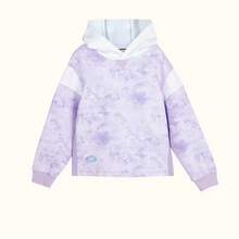 Skechers 新款女童圆领针织套头卫衣 - 紫色/白色 - 查看 1