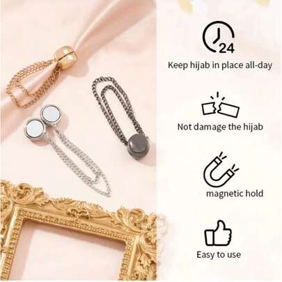 1pcs,User-Friendly Magnetic Pant Cuff Shortener - Stitch-Free Trim-Free Pant Hem Tape Tool, Anti-Slip Magnetic Chain, Invisible Seamless & Harmless To Clothes