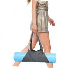 Bolsa De Almacenamiento Para Esterilla De Yoga Organizador De Yoga Clases o Hecha De Material Duradero y - Gris - Ver 4