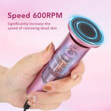 Hailicare Electric Foot Callus Remover, Variable Speed Foot File, Suitable For Heel Cracks And Dead Skin Pedicure Tool, Professional Foot Callus Remover, Includes 20 Sandpaper Discs, Ideal Holiday Gift - Pink - View 2