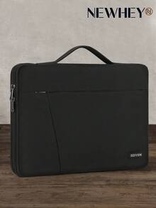 NEWHEY Husă pentru laptop de 15,6 inch cu mâner portabil, husă de protecție la 360°, husă impermeabilă din neopren, husă de calculator pentru bărbați, compatibilă cu geanta pentru laptop de 15-15,6 inch Air/Pro/ASUS//HP/notebook