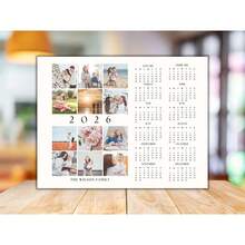 Customizable 2026 Photo Calendar Template, Personalized Family Photo Calendar, Custom Photo Gift, Wall Calendar, Printable Canva Template, Family Gift - Multicolor - View 2