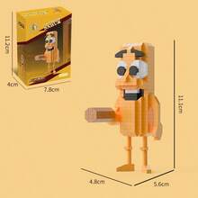 312pcs Cartoon Character Building Blocks Toy, Tralala Tralala, Lili Lala, Boneka Ambarama Character Building Blocks Toy, Gift For Party - Multicolor - View 19