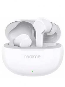 Realme T110 Wireless Earbuds Earphone,Wireless Charging, Bluetooth 5.4,Lightweight In-Ear Buds, 10mm Dynamic Bass Driver,White - 白色 - 查看 1
